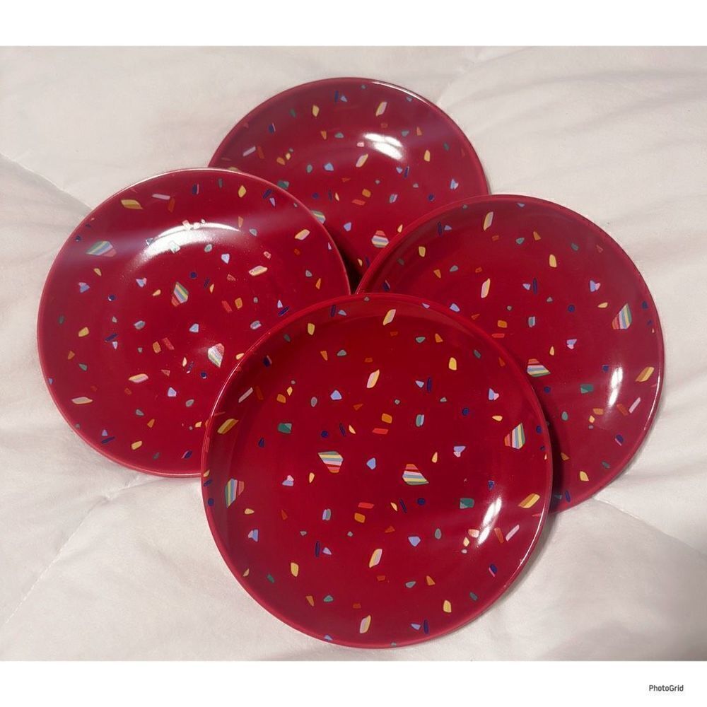 Opalhouse (4) 6” Confetti Plates